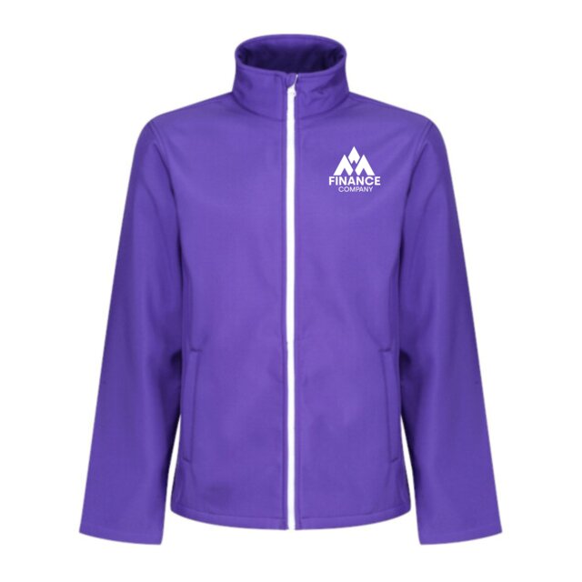 JK022 Soft shell jacket - purple white