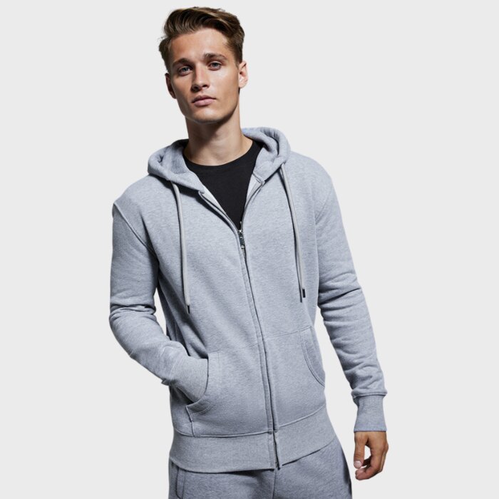 Soft-feel Zipped Hoodie  Thumbnail