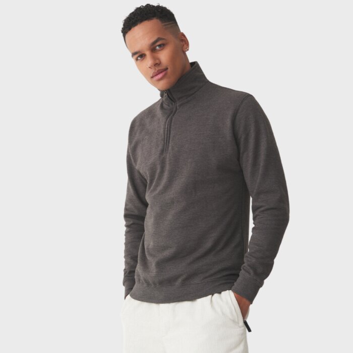 1/4 Zip Neck Sweatshirt Thumbnail