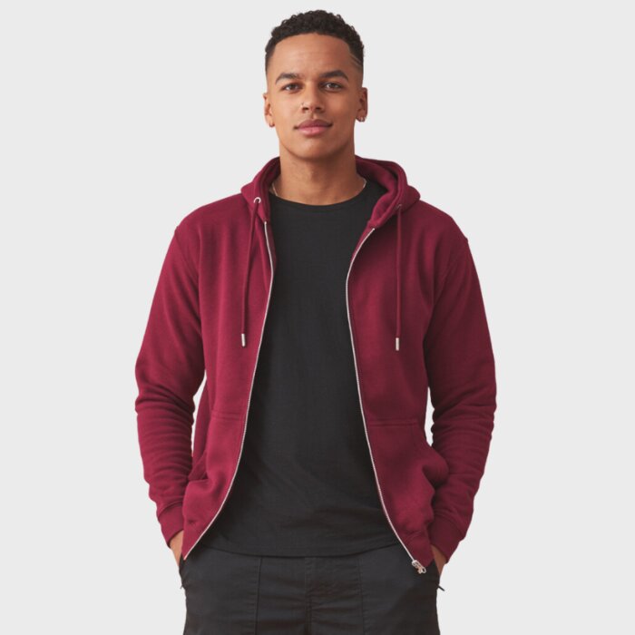 Organic Zipped Hoodie Thumbnail