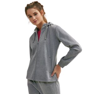 Ladies Recycled Polyester Casual Hooded Jacket Thumbnail