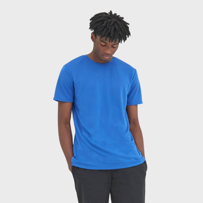 Recycled Polyester Bird Eye Knit T-shirt - Performance Fabric Thumbnail