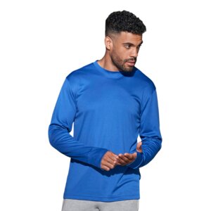 Long Sleeve T-shirt with Thumbholes - Performance Fabric Thumbnail