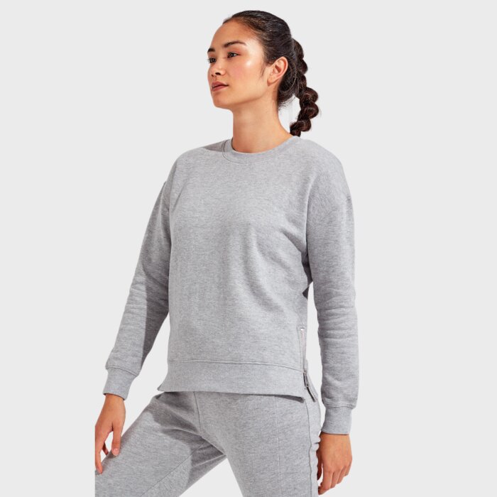  Ladies Side Zip Sweatshirt Thumbnail