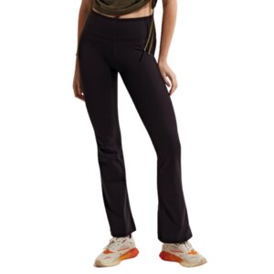 Ladies Recycled Flared Leggings - Performance Fabric Thumbnail