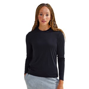 Ladies Long Sleeve Technical T-shirt - Performance Fabric Thumbnail