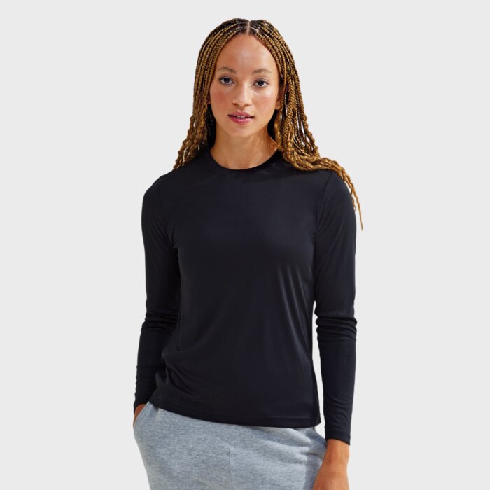 Ladies Long Sleeve Technical T-shirt - Performance Fabric Thumbnail