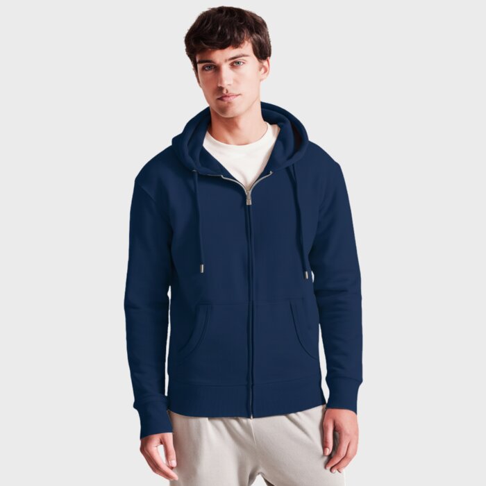 Zipped Sports Training Hoodie – Soft-Feel Organic Fabric Thumbnail