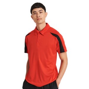 Contrast Sleeves Polo Shirt - Performance Fabric Thumbnail