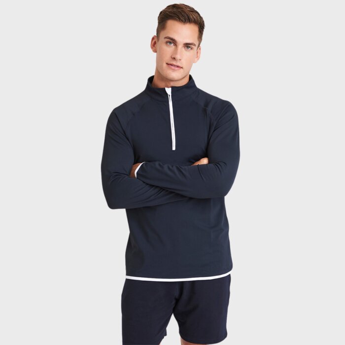 Custom Quarter Zip Half Zip Sweatshirts Personalised Sport