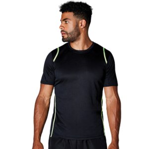 Contrast Stripe Mesh T-shirt - Performance Fabric Thumbnail