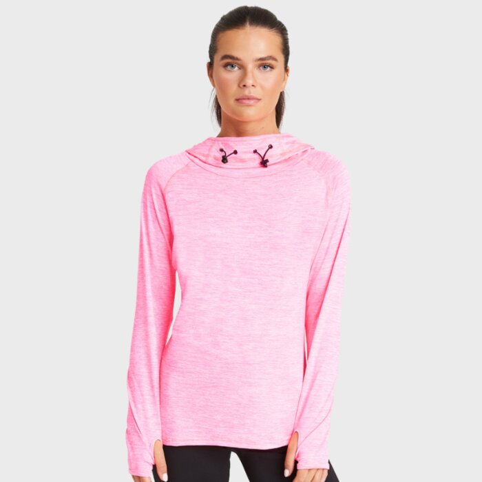 Ladies Cowl Neck Fitted Hoodie Thumbnail