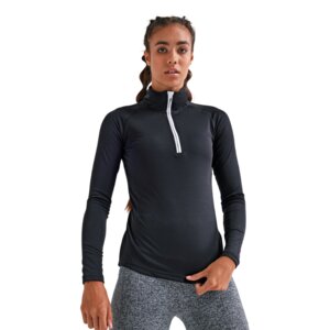 Ladies Fitted Lightweight 1/4  Zip Mid Layer - Performance Fabric Thumbnail