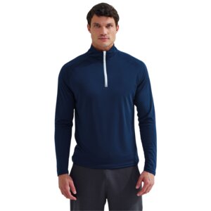 Fitted Lightweight 1/4 Zip Mid Layer - Performance Fabric Thumbnail