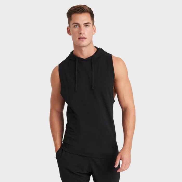 Personalised sleeveless hoodies hot sale