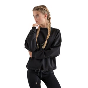 Ladies Oversized Tied Sweatshirt Thumbnail