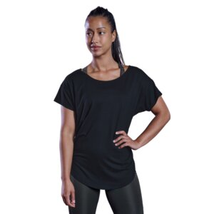 Ladies Scoop Neck Oversized T-shirt - Performance Fabric Thumbnail